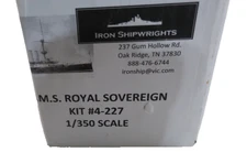 Iron Shipwrights 1/350 ISW 4227 - HMS Royal Sovereign 1904 Resin & PE Brass kit