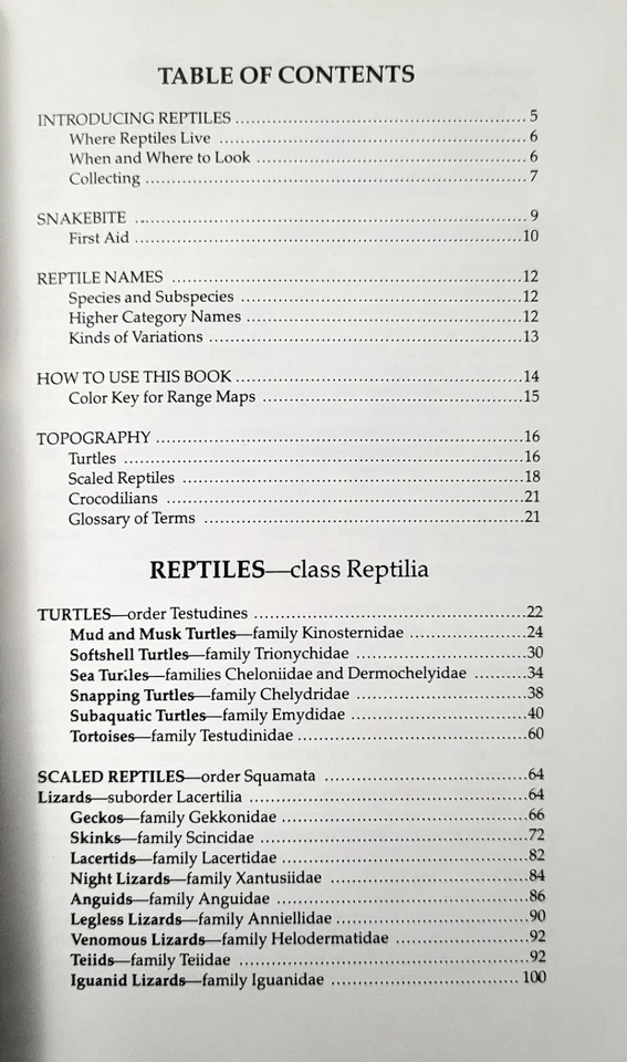 1990 Reptiles Of North America - Vintage Nature Field Guide Identification Book - Imagem 4 de 4