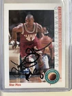 Alabama Basketball Latrell Sprewell Signed card