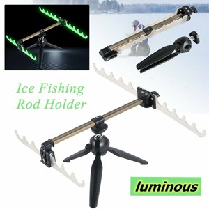 ice fishing pole holder