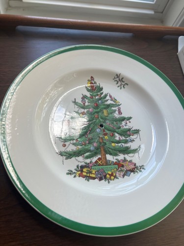NIB Spode Christmas Tree 10.5" Tidbit Tray - Made in England - Picture 4 of 5