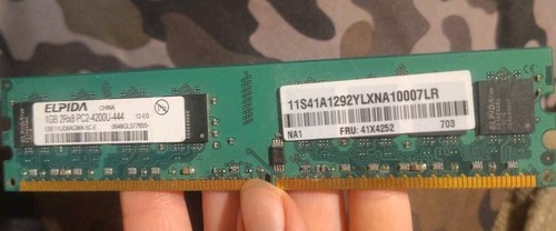 Elpida 512MB 1Rx8 PC2-4200-444 EBE51UD8AGWA-5E-E Desktop