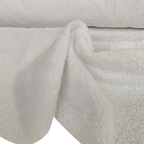 SHERPA FLEECE FABRIC Supersoft Lamb Cuddle Fur Toys Sheep Soft Clothing 150CM - Picture 37 of 41