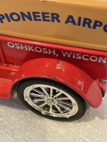 Eastwood Automobilia Diecast Toy Bank Pioneer Airport Studebaker Oshkosh Wisc - Picture 10 of 11