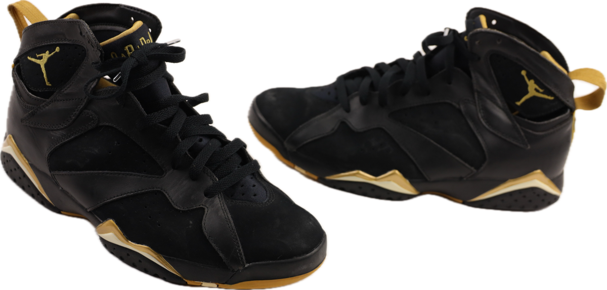 2012 Nike Air Jordan VII 7 Retro GMP Golden Moments Pack Sz 10.5