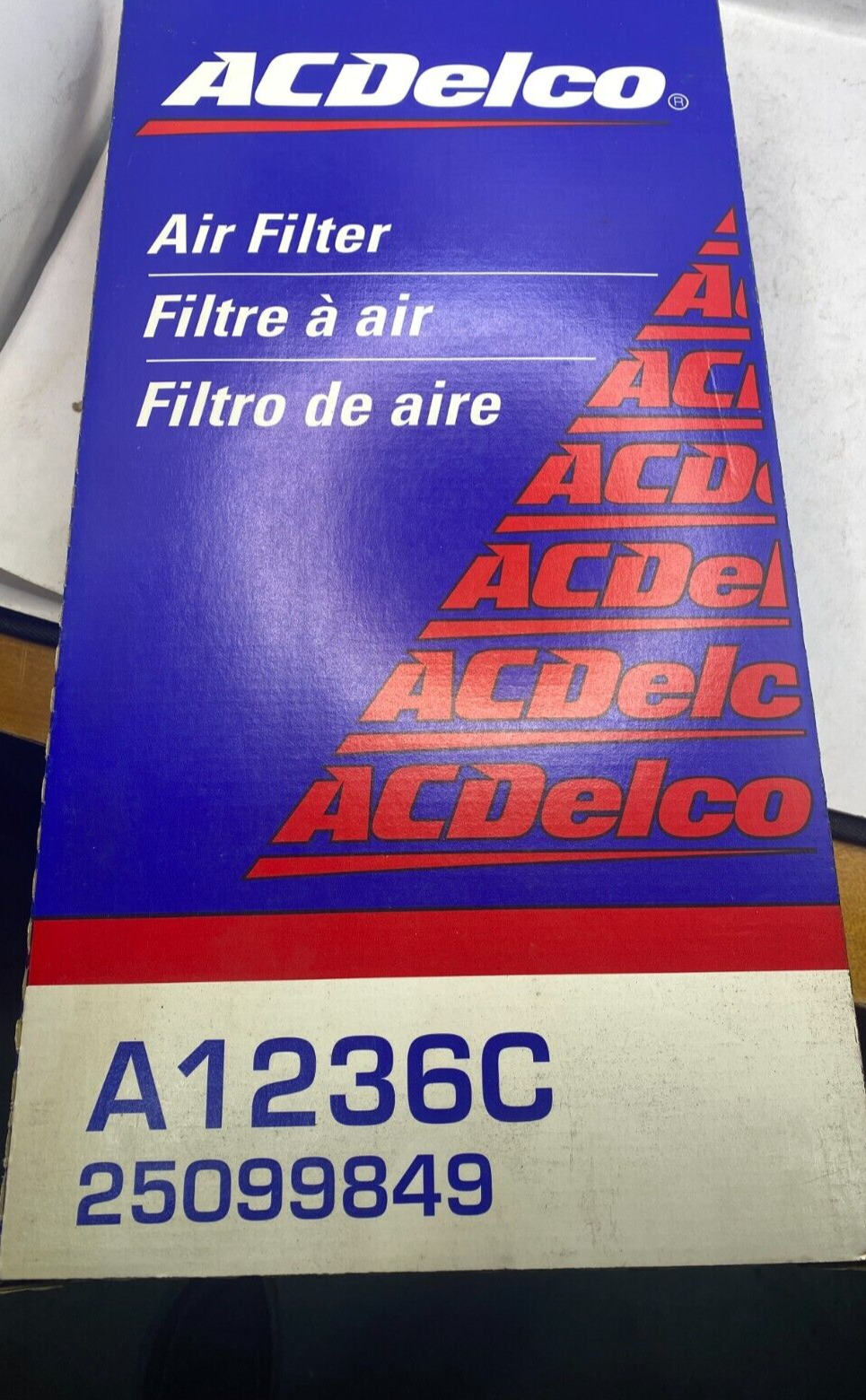 Air Filter ACDelco A1236C GM 25099849 OEM Genuine Parts Free Shipping New