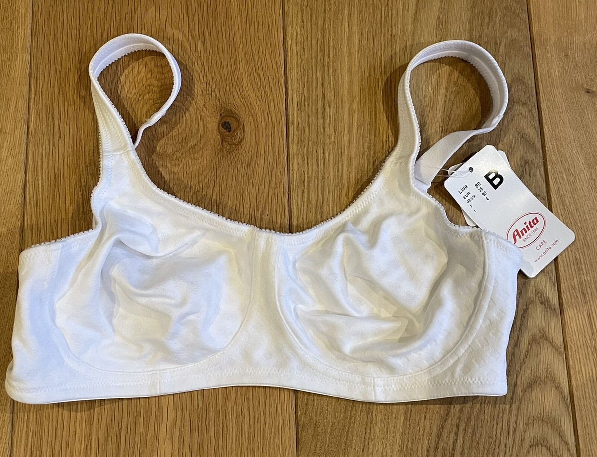 Anita Care Lisa Seamless Wire-Free Mastectomy Bra - Jacquard Fabric With Breast Form Pockets, Size 44B