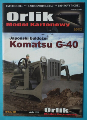 Orlik 084 (2/2012) - Japanischer Bulldozer Komatsu G-40