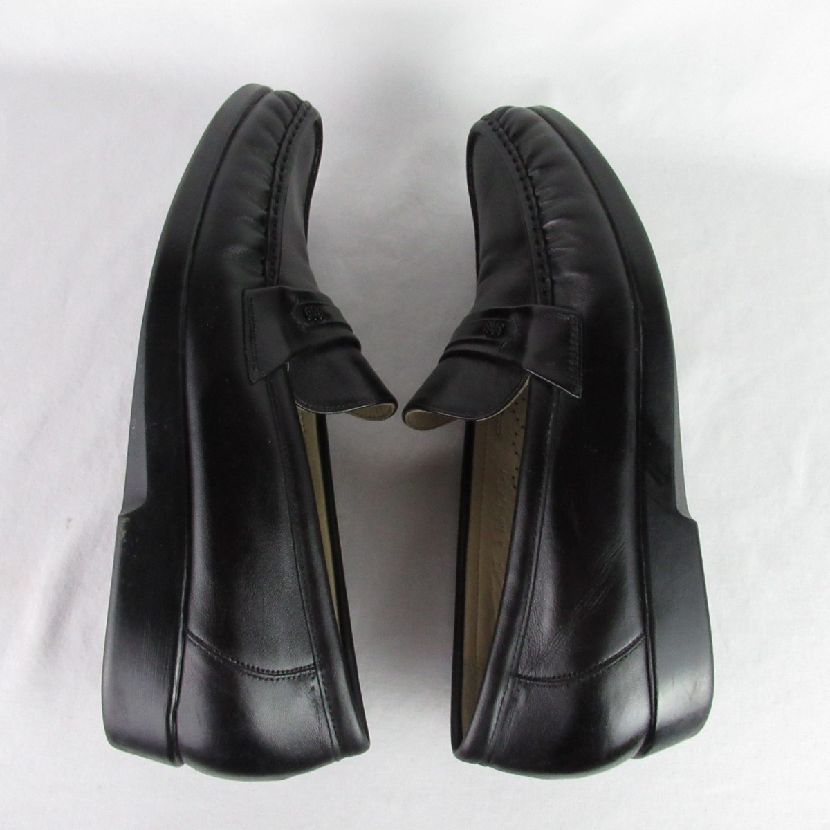 SAS Black Leather Mens Ace 12 NARROW Width Loafer USA  display picture 2