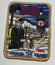 Camp Seven Ranges 1999 Ohio Buckeye Council Boy Scout Patch BW4