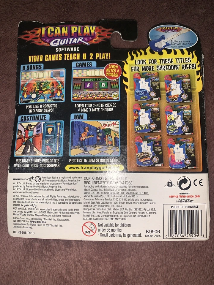 I Can Play Guitar Software Game Rock 101 Cartridge NEVER OPENED - Image 3 of 3