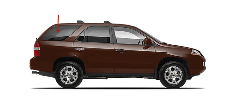 适用于 2001 - 2006 年讴歌 MDX 乘客右侧四分之一窗玻璃 — 第 2/4 张图片