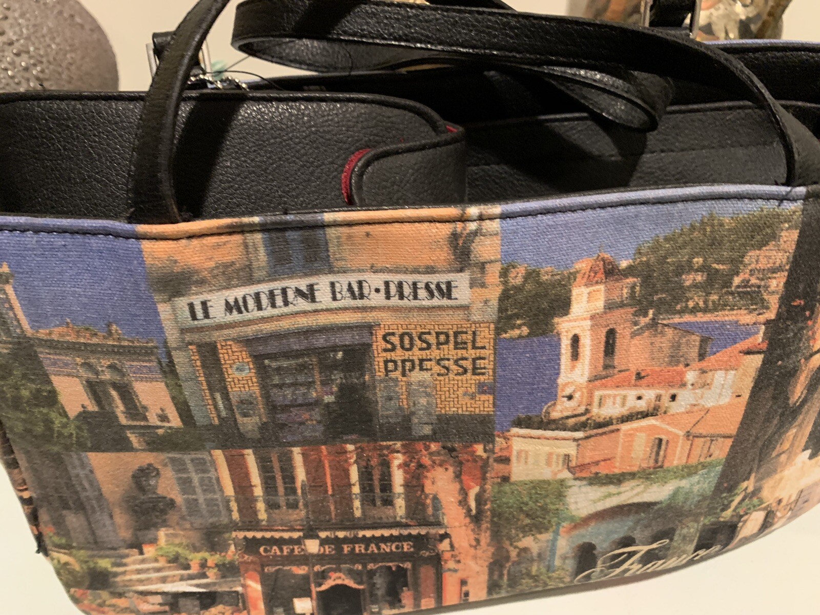 Paris Scene Purse NWT Frankie and Johnnie Masterpieces eBay