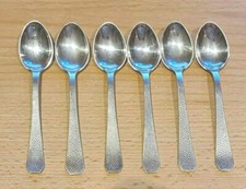 6 kleine Teel&ouml;ffel  Espresso 900 Sterling Silber L&ouml;ffel 68 gramm