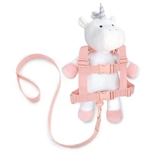 Goldbug Toddler Unicorn 2-in-1 Safety Harness ( White/Pink/Rainbow)