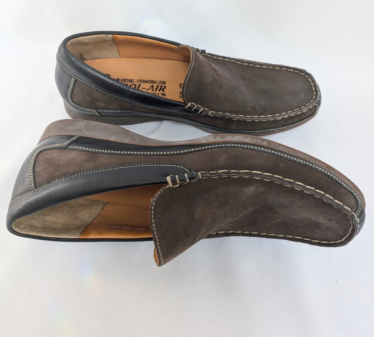 Mephisto Loafers Moccasins Cool Air Suede Leather Slip On 11  display picture 3