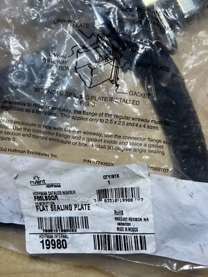 nVENT Hoffman F88LSGQR Quick Release Flat Sealing Plate NEW