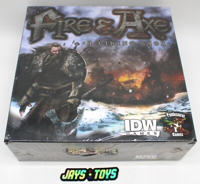 Fire & Axe A Viking Saga Board Game IDW Games Factory Sealed