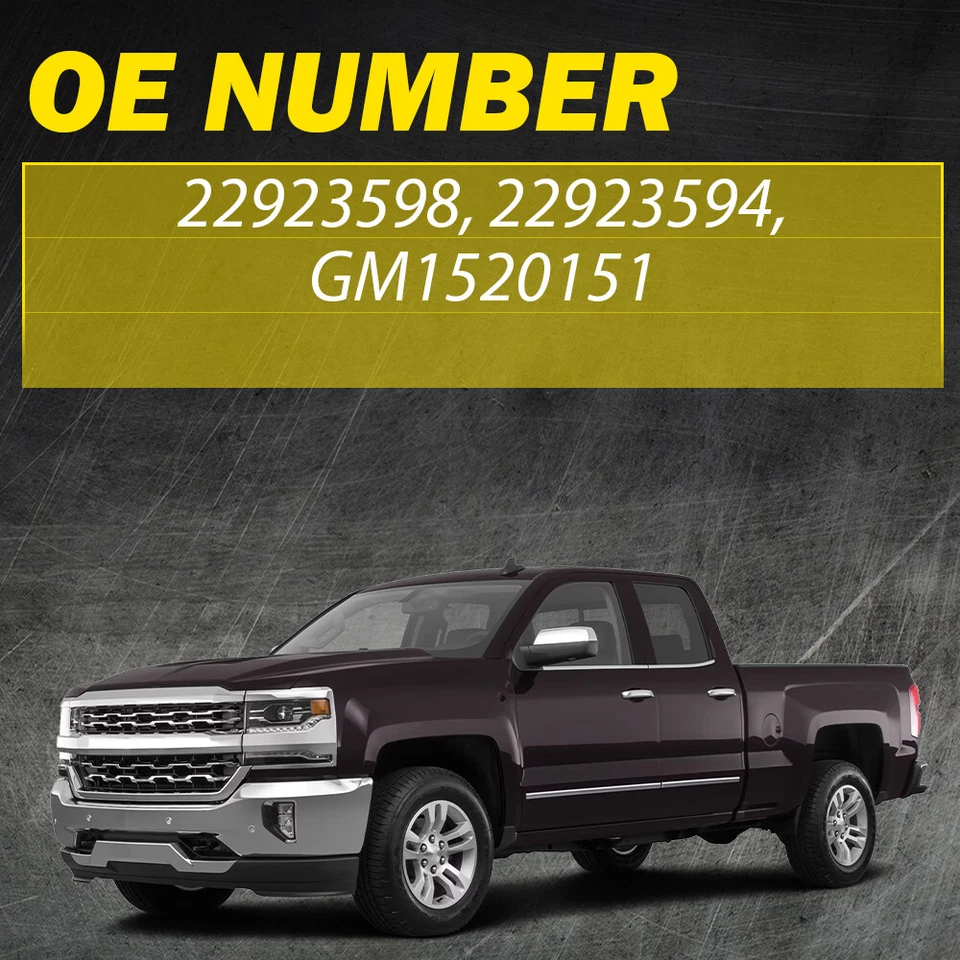 Для 2014-2022 GMC Sierra 1500 Chevrolet наружная задняя ручка двери Silverado левая/правая - Изображение 3 из 4