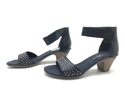 Rieker Antistress Damen Sandalen Gr. 41 Sandaletten Riemchensandalen Schwarz