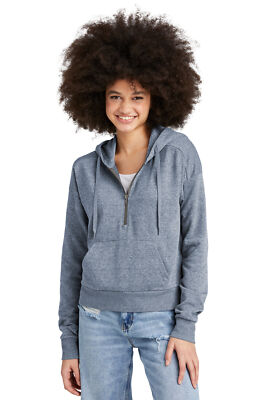 DT1311 District Women's Perfect Tri Fleece 1/2-Zip Pullover