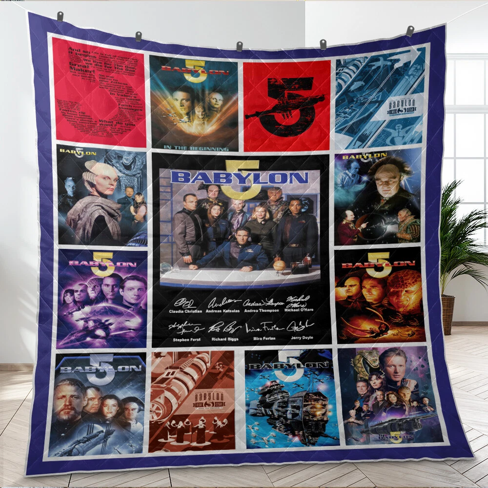 Babylon 5 Quilts, Babylon 5 TV Series Quilt Blanket Space Opera
