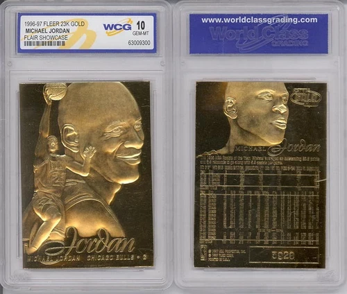 Jordan 1996 Fleer Jordan Gold