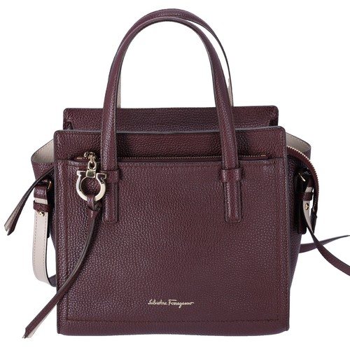 Salvatore Ferragamo Studio Satchel/Top Handle Bag Large Brown