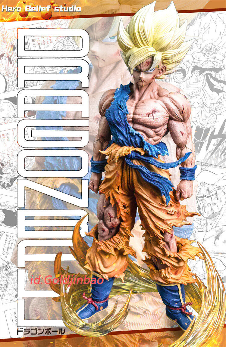 In stock】1/6 Scale Gathering of Saiyan Son Goku-Dragon Ball-Hero Belief  Studio - weareanimecollectors