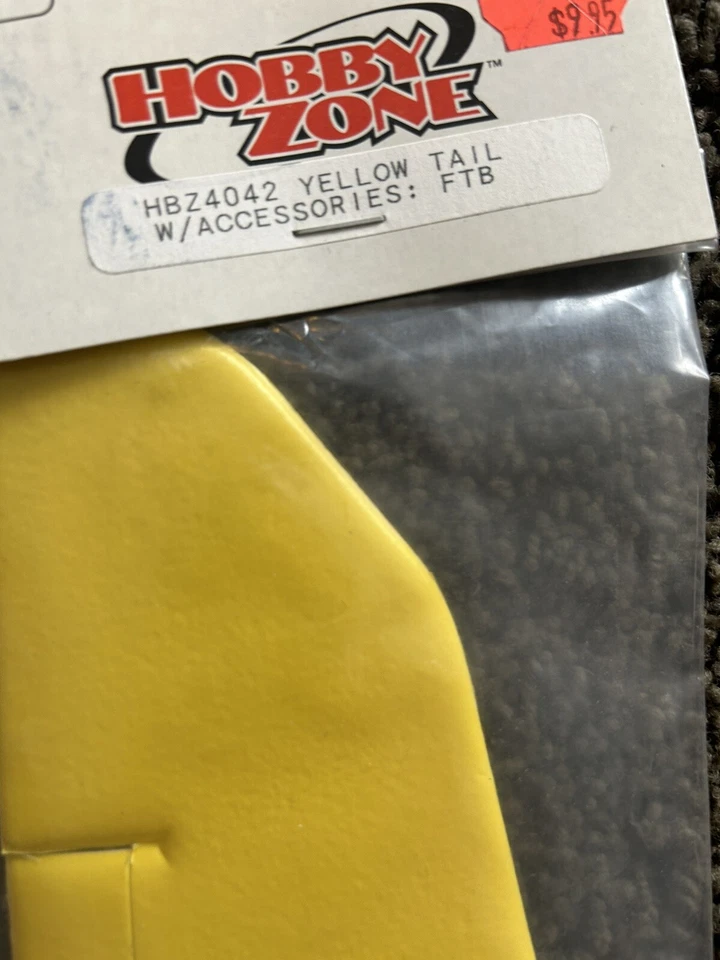 HobbyZone Hobby Zone Tail Lot Of 11 w/ accessories - NOS New Yellow Red Green - Image 4 of 4