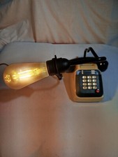 Lampada artigianale, Lampada da tavolo, Lampada Telefono, Lampada Vintage