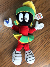 NWT Vtg 1996 Huggable Marvin Martian Looney Tunes Applause Plush Doll 18" Stuff
