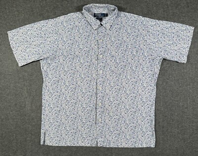 Vintage Polo Ralph Lauren Caldwell Shirt Mens Large Allover Floral