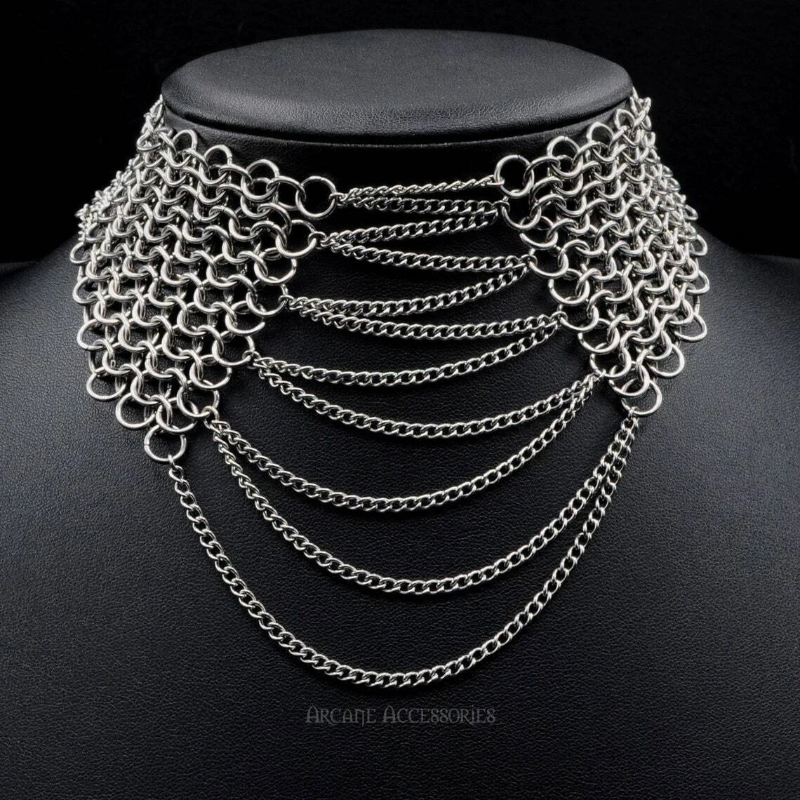 Chainmail choker shop