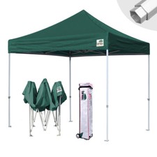 Full Aluminum Ez Pop Up Canopy Outdoor Gazebo Party Show Tent W/Wheeled Bag  
