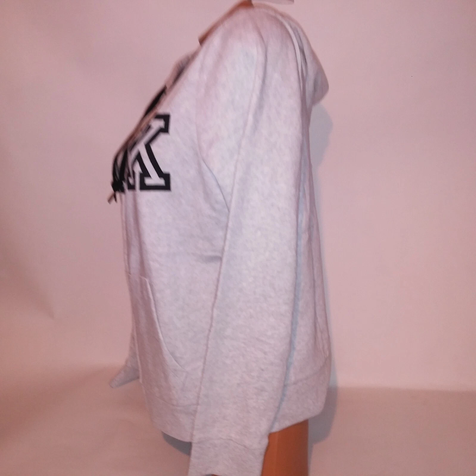 UNDERCOVER Felpa Victoria Secret ROSA con cappuccio XL grigia nera logo full zip manica lunga nuova