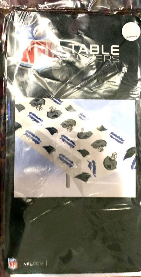 Decoración de Fiesta de Fútbol Profesional de la NFL de los Carolina Panthers con Cubierta de Plástico Foto 2 de 4