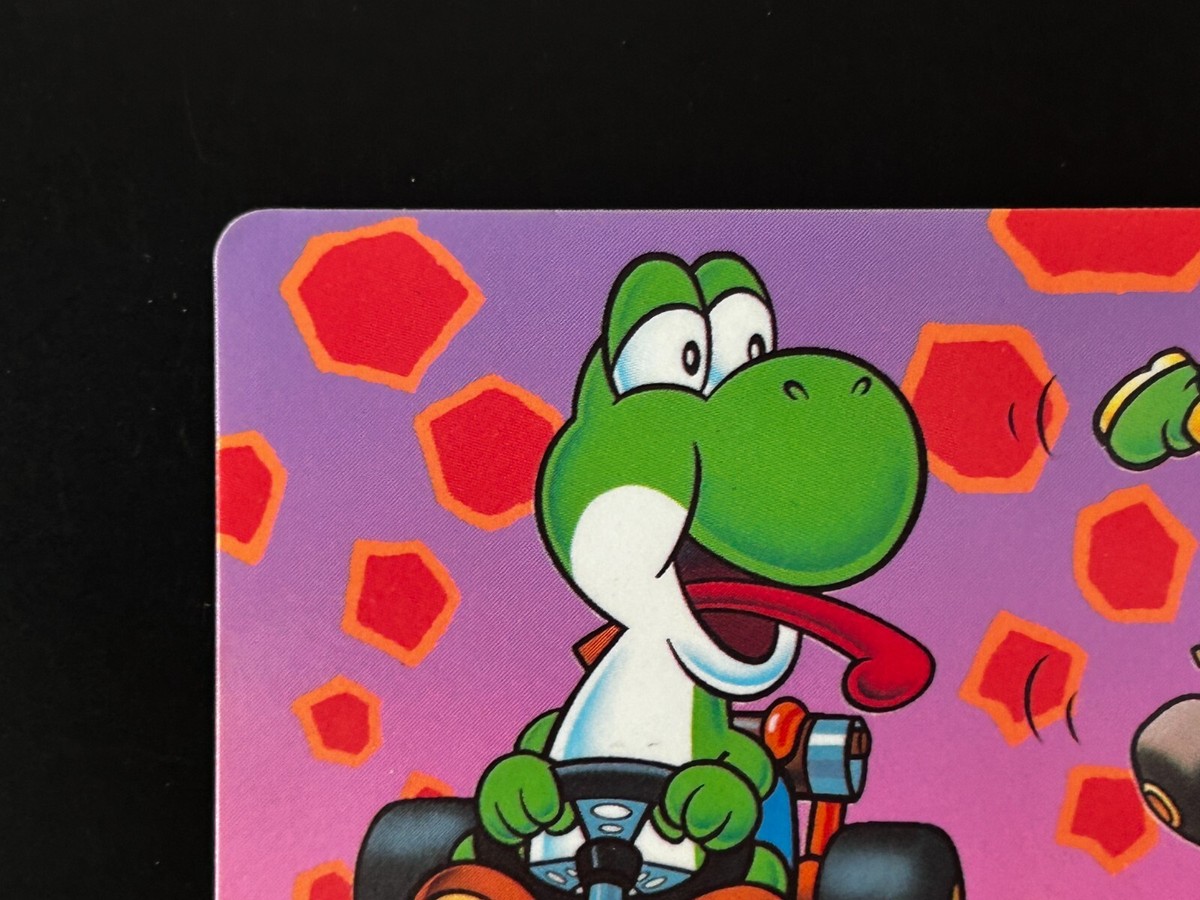☆yoshiporu☆ Yoshi Mario Kart Super Mario Bros Card Japanese Nintendo Banpresto