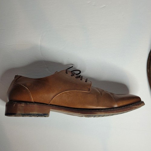 Van Heusen Garrett Mens Dress Shoes Lace Up Size 12M Brown - Picture 4 of 17