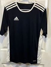 adidas Entrada 18 AEROREADY Boys Jersey XL Black/White Short Sleeve CF1041