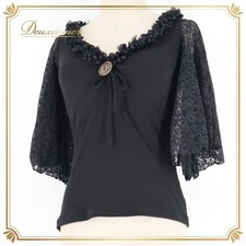 Chacott Ballroom Dance Costume Ladies Lesson Wear Floral Lace Suit