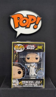 ''FUNKO POP'' ''STAR WARS'' ''PRINCESS LEIA'' ''682'' ''RETRO'' ''FUNKO SPECIAL EDITION''
