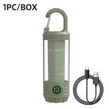 Multi Functional Camping Light LED Outdoor Night Riding Rechargeable Flashlight