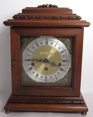 German Quarter Hour Westminster Chime Bracket Carriage Clock 8-Day, Key-wind