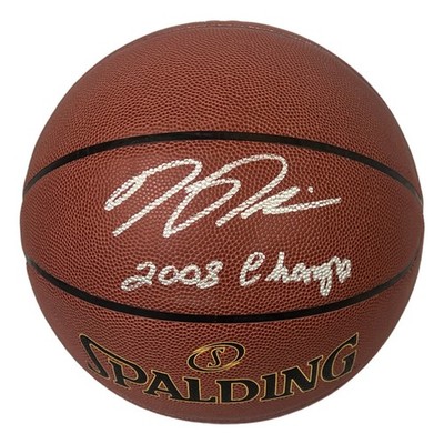 Kendrick Perkins signed autographed basketball JSA COA Boston Celtics OKC