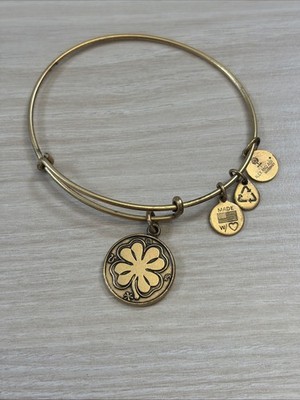 Armreif Four-Leaf Clover Charm Bangle'' von Alex and Ani Armband Schmuck