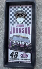 Jimmie Johnson  #48 ALLY WinCraft Bottle Opener 5"x11" /Wood Sign - NEW