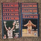 Lot of 7 Fighting Illini Basketball Programs 1987-88 Season Lou Henson CHIEF!