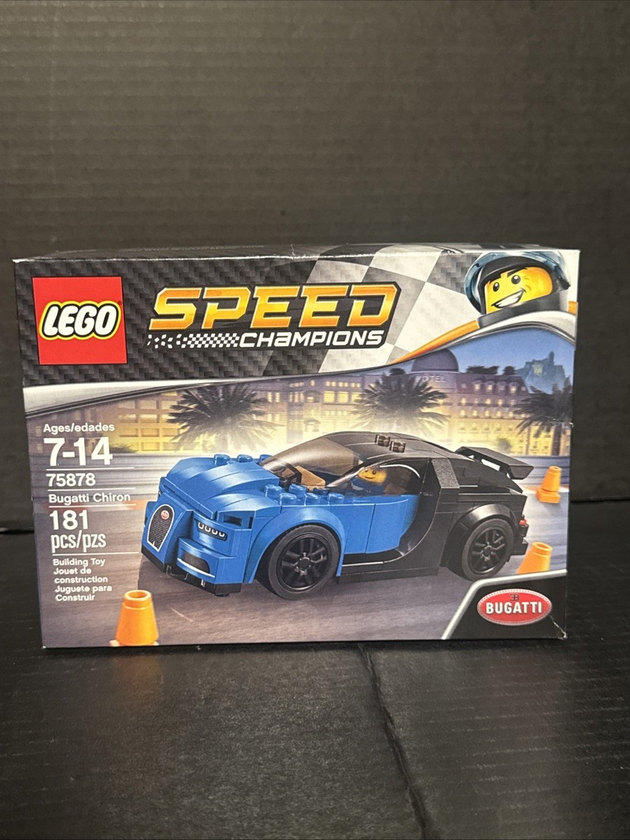 LEGO SPEED CHAMPIONS Bugatti Chiron 75878 New In Box Retired