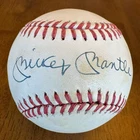 Mickey Mantle Signed Autographed American League Baseball Ball JSA LOA Toning